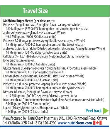 NutriChem MegaZyme Pro 180 capsules - Buy Online on GoSupps.com