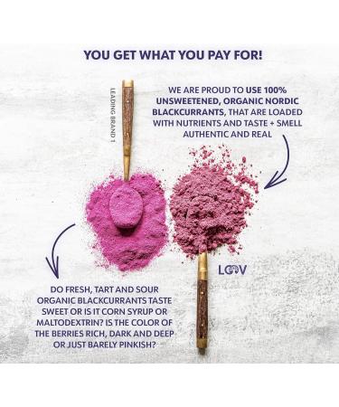 Poudre de cassis bio LOOV labor e partir de cassis entiers 100% baies biologiques lyophilis es et r duites en poudre cultiv es en Europe du Nord sans sucre ajout 113 g - Buy Online on GoSupps.com