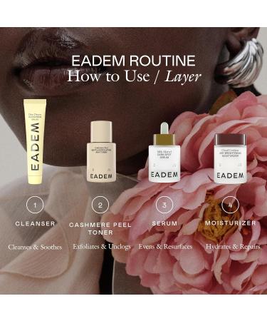 EADEM Gentle Exfoliating AHA & PHA Toner Milky Rice Toner Exfoliant with Lactic Azelaic & Tranexamic Acid Rice Water AHA Exfoliator & Pore Minimizer for Face and Body 5.0 oz Cashmere Peel - Buy Online on GoSupps.com