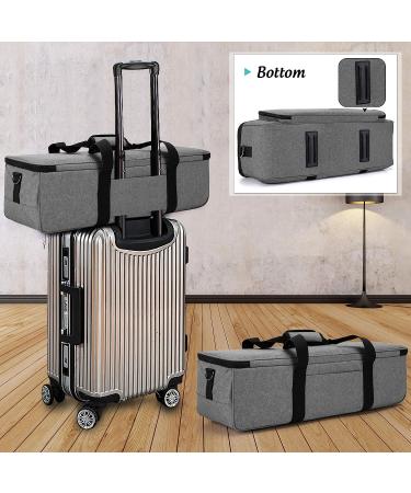 LUXJA Carrying Bag for Cricut Explore Air & Maker - Gray | Patent Design | Organize Die-Cutting Machine & Supplies - Buy Online on GoSupps.com