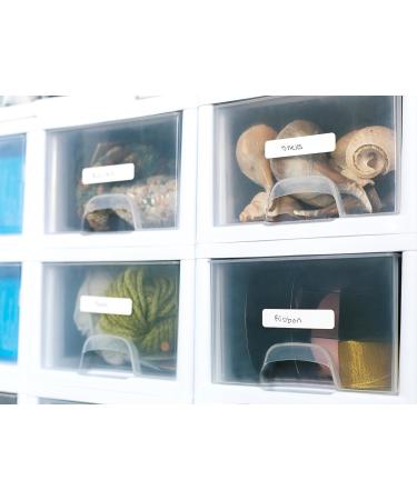 USA-Made Waterproof Write-On Food Labels - Multipurpose, Freezer & Dishwasher Safe for Home Organization - Self-Laminating Kitchen Labels (White) - Buy Online on GoSupps.com