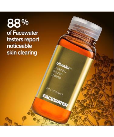 Facewater Oilwater Replenish & Nourish - Rosehip Oil for Hydrated Skin | International Shipping - Buy Online on GoSupps.com