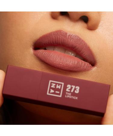 3INA Makeup Lipstick 273 - Warm Brown Matte Lip Color with Vitamin E & Shea Butter - Long Lasting, Creamy Texture - Vegan & Cruelty Free - Buy Online on GoSupps.com