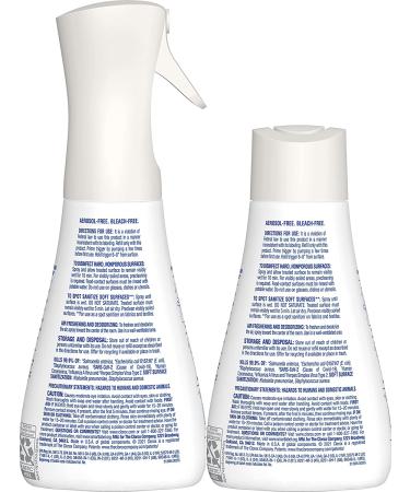 Clorox Disinfecting Mist Lemon & Orange Blossom Starter Kit - 1 Spray Bottle, 1 Refill - 16 Fl Oz (Pack of 2) - Buy Online on GoSupps.com