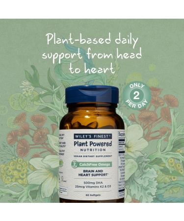 Wileyâ€™s Finest CatchFree Omega 60 Softgels - Plant-Based Omega-3s for Heart Health - Buy Online on GoSupps.com