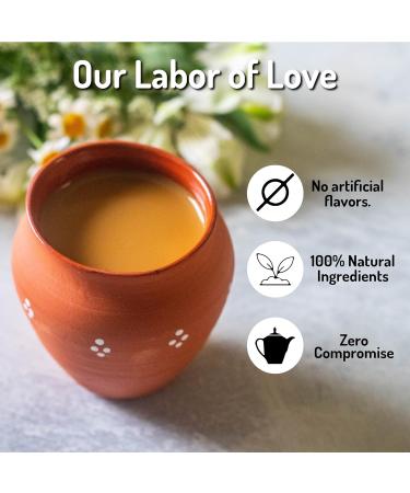 Tea India Masala Chai Tea: Full-Bodied Blend of Black Tea & Natural Ingredients - 80 Round Teabags, 80 Count - Buy Online on GoSupps.com