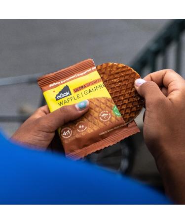 N ak Energy Waffles Pack of 12 | Vegan GMO Free Palm Oil Free Sports Nutrition Stroopwafel (Salted Caramel) - Buy Online on GoSupps.com