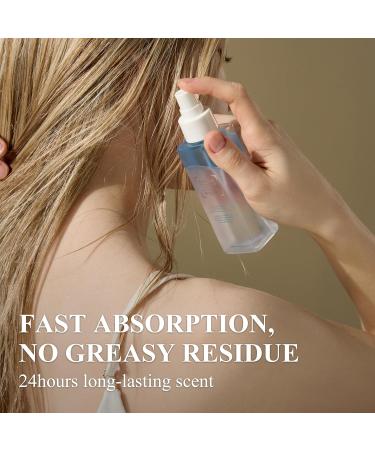 Cotton Blue Mallow Tea Perfume Hair & Body Mist Hair and Body Perfume Spray for Dry Skin Moisture Balance Soothing Nourishing Long-Lasting Fragrance Cotton Scent - Buy Online on GoSupps.com
