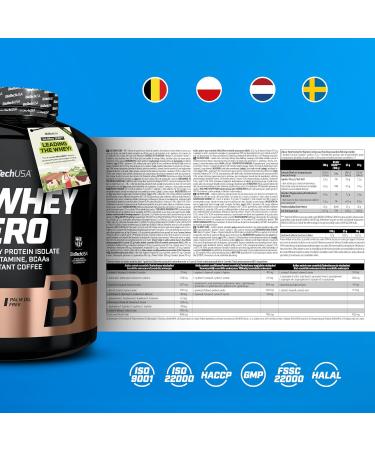 BioTechUSA Iso Whey Zero Premium Whey Protein Isolate GrassFed EnzymeFree Sugar and Glutenfree 1816 g Caff Latte Caff Latte 1816 g - Buy Online on GoSupps.com