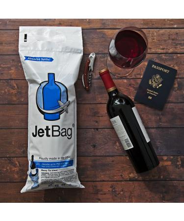 Wine Diaper - Reusable Travel Wine Bottle Bags (3 Pack) | Protective & Absorbent | Made in USA - Buy Online on GoSupps.com