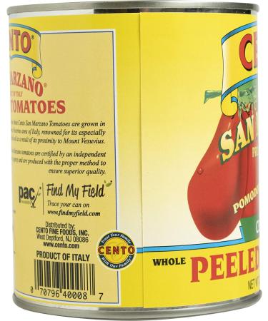 Cento San Marzano Peeled Tomatoes - 28 oz | Authentic Italian Taste - Buy Online on GoSupps.com
