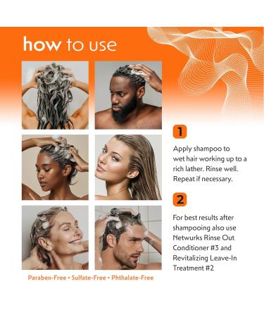 Hair & Scalp Revitalizing Shampoo with Biotin & Aloe Vera | Repairs Split Ends & Promotes Hair Growth | 8oz - Netwurks - Buy Online on GoSupps.com