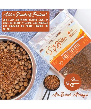 Beg & Barker Beef Dog Food Toppers | High Protein, All Natural, Air Dried | Made in USA | Premium Meal Mixer 5 oz - Buy Online on GoSupps.com