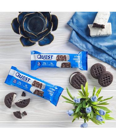 Quest Nutrition Cookies & Cream Hero Bar - 12 Count | Healthy Protein Snack - Buy Online on GoSupps.com