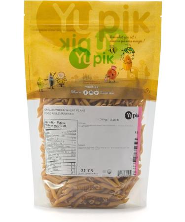 Yupik Organic Whole Wheat Penne 1-kilogram 6 Count 6 kg - Buy Online on GoSupps.com