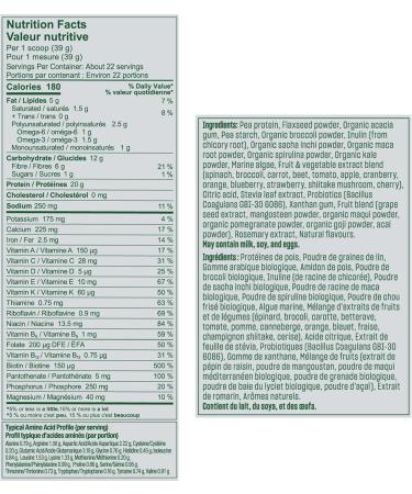 Vega All-in-One Vegan Protein Powder Natural (22 Servings) Superfood Ingredients Vitamins For Immunity Support Keto Friendly Pea Protein For Women & Men 862g (Packaging May Vary) Natural 22 Servings (Pack of 1) - Buy Online on GoSupps.com