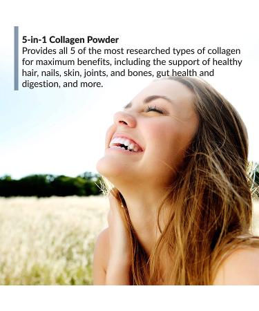 BioTrust Ageless Multi Collagen Protein - 5-in-1 Powder with 5 Collagen Types - Hydrolyzed Peptides - Grass-Fed Beef - Sustainable Fish - Chicken & Eggshell Membrane (Unflavored) - Buy Online on GoSupps.com