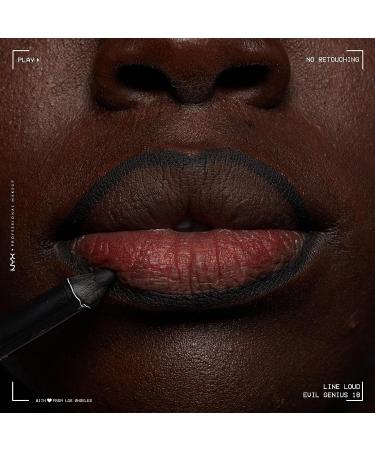 NYX Evil Genius Lip Liner - Longwear Lip Pencil with Jojoba Oil & Vitamin E - Buy Online on GoSupps.com