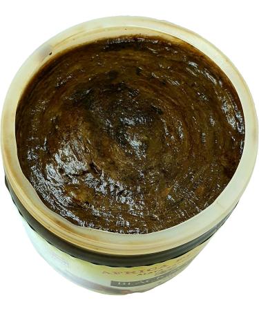 Africa Finest Natural Black Soap Paste (Honey) (Skin & Scalp Exfoliate & Hydrate) 450g - Buy Online on GoSupps.com