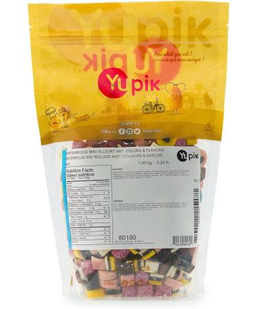Yupik Assorted Mini Licorice with Natural Flavors & Colors 1 Kilogram 6 Count 6 kg - Buy Online on GoSupps.com