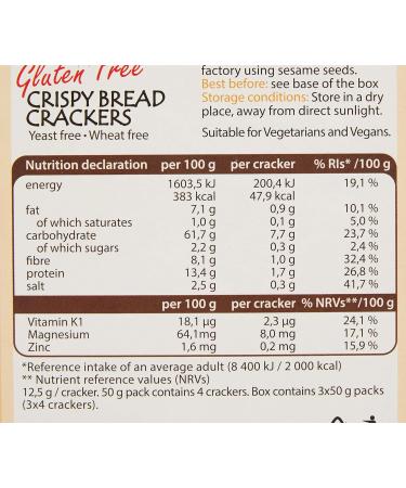 Origin Earth Gluten Crackers 150g - Buy Online on GoSupps.com