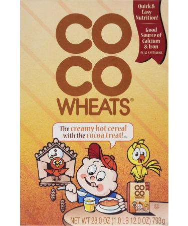 Coco Wheats Hot Cereal Cocoa 28-oz Cocoa 1.75 Pound (Pack of 1)