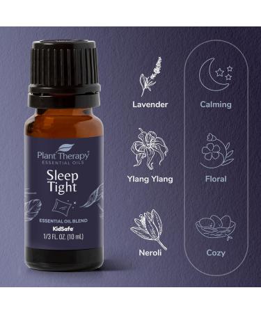 Plant Therapy Sleep Tight Essential Oil Blend 10 mL - 100% Pure Undiluted Therapeutic Grade for Better Sleep | International Shipping - Buy Online on GoSupps.com