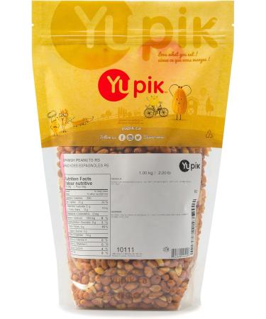 Yupik Roasted Salted Spanish Peanuts with Skins 1 kg 6 Count Kosher Vegan Crunchy Nuts Seasoned Nuts Source of Fiber Protein Snacks Savory Snacks 6 kg - Buy Online on GoSupps.com