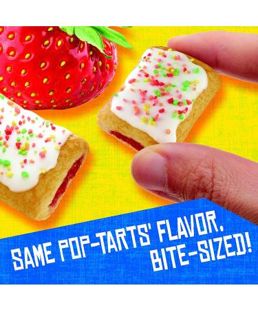 Pop-Tarts Bites: Frosted Strawberry, 25 Count Case - Tasty Filled Pastry Bites - Buy Online on GoSupps.com