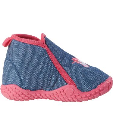 Playshoes Kid's Anti-Slip Unicorn Pantuflas | Size 2.5/3 UK | Blue Jeansblau - Buy Online on GoSupps.com