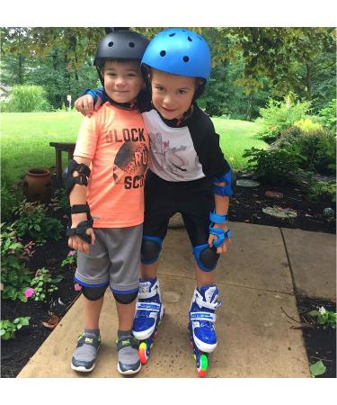 JIFAR Youth Children's Inline Skates - Adjustable with Light Up Wheels - Purple M (1Y-4Y / 8-16 years) - Indoor & Outdoor Skating - Buy Online on GoSupps.com