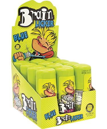 Freekee Brain Licker | 12 tongue rollers | Roll-on with sour liquid candy with fruit flavor | Tray with 12 packs (12 x 60ml) - Buy Online on GoSupps.com