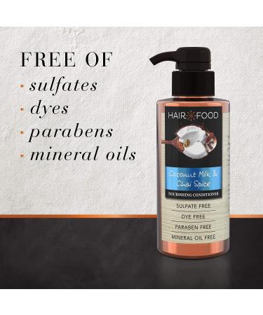 Sulfate Free Nourishing Conditioner - Coconut & Chai Spice Hair Food Treatment 17.9 FL OZ - Buy Online on GoSupps.com