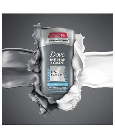 Dove Men+Care Clean Comfort Deodorant for Men 48-Hour Odor Protection, 3 Ounce (Pack of 4) - Buy Online on GoSupps.com