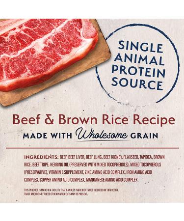 Natural Balance Limited Ingredient Freeze-Dried Raw Dog Food - Beef & Brown Rice 13 oz - Buy Online on GoSupps.com