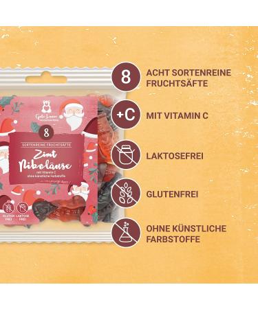  naschlabor naschlabor Fruit Bears with Christmas Heart | Pure Fruit Juice | No Artificial Colors or Flavor Enhancers | Gluten and Lactose Free (Nicotine Coating) - Buy Online on GoSupps.com