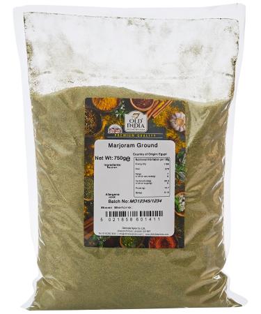 Old India Marjoram Ground 750g 750 g (Pack of 1)