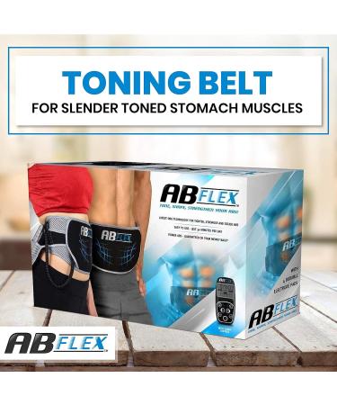ABFLEX Abdominal Belt | Slim & Tight Abs | Remote Control | 99 Intensity Levels | 10 Workouts | International Shipping - Buy Online on GoSupps.com