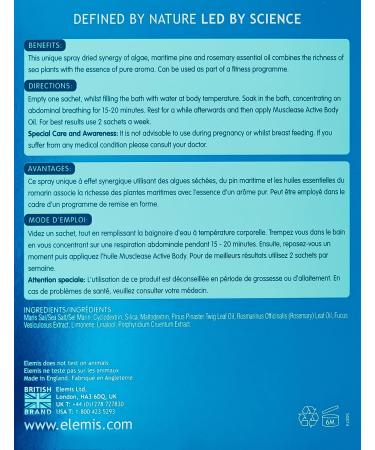 ELEMIS Musclease Herbal Bath Synergy - Calming Muscle Tension & Relaxation Therapy | Relieves Aches, Pains, and Tension - 10 Sachets - Buy Online on GoSupps.com