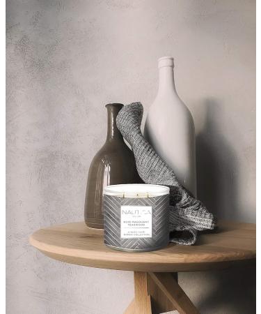 Buy Nautica Noir Mahogany Teakwood Scented Candle Large - Premium Aromatic Candle for International Shipping - Buy Online on GoSupps.com