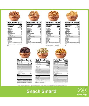 Deluxe Mixed Nuts Gift Basket with Green Ribbon - 1.8 LB Gourmet Bouquet for Holidays, Birthdays & More - Kosher Snack Box for Adults - Healthy Care Package - Buy Online on GoSupps.com