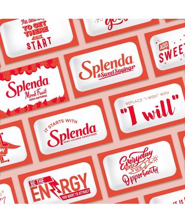 SPLENDA Naturals Monk Fruit Sweetener - 80 Count Packets | Zero Calorie Keto Sugar Substitute - Buy Online on GoSupps.com