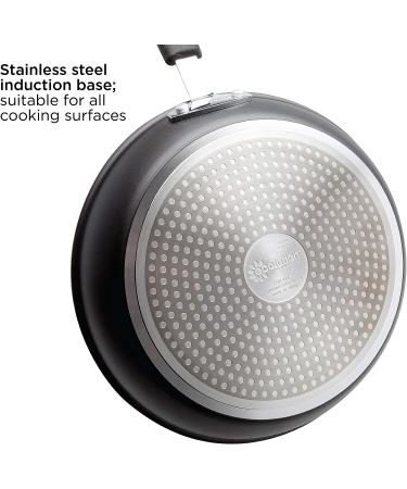 Ecolution Symphony 9.5-Inch Nonstick Pan with Cool-Touch Silicone Handles - Dishwasher Safe, Grey - Buy Online on GoSupps.com
