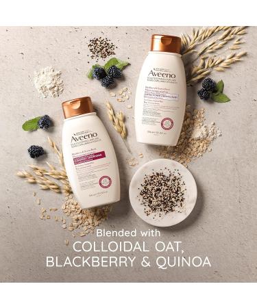 Aveeno Blackberry & Quinoa Strengthening Shampoo for Colour-Treated Hair Moisturizing Colour-Protecting 354 milliliters - Buy Online on GoSupps.com