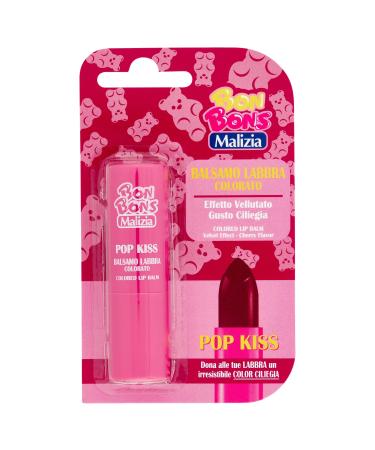 Malizia BON BONS Malizia POP KISS Lip Balm Cherry Flavour 2 ml