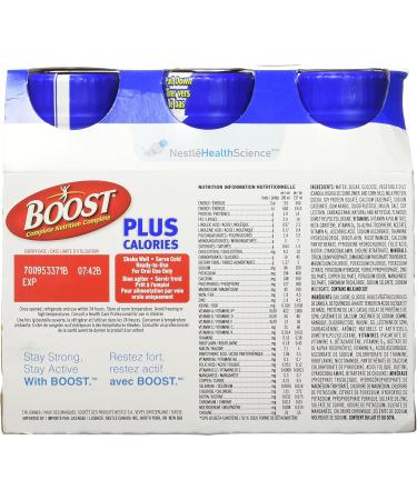BOOST Plus Calories Chocolate 6x237ml (Pack of 6) - Buy Online on GoSupps.com