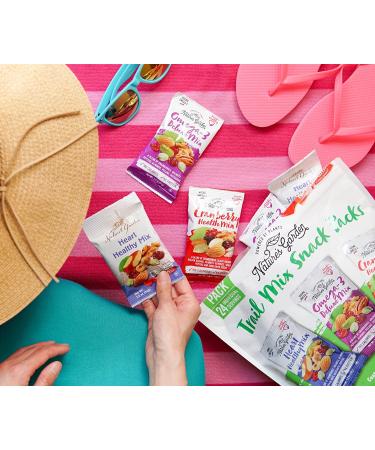 Nature's Garden Healthy Trail Mix Snack Packs - Heart Healthy Nuts, Omega-3 Rich Mix with Cranberries & Pumpkin Seeds - 28.8 Oz Bag (24 Servings) - Perfect Family Snack - Buy Online on GoSupps.com