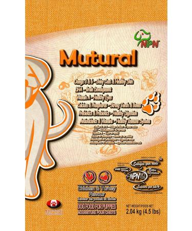 NPN Mutural Dry Dog Food for Puppy Chicken & Turkey Flavour - 2.04 kg (4.5 lb) - Buy Online on GoSupps.com