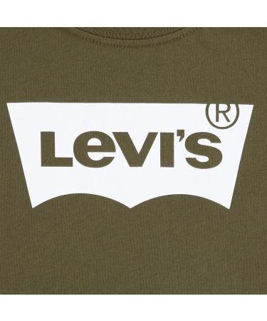 Levi's Kids LVB Short Sleeve Batwing Tee - Baby Boys 18 Months - Dark Olive - Buy Online on GoSupps.com