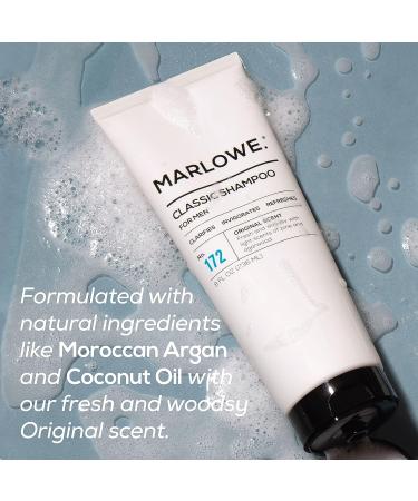 MARLOWE Classic Men's Shampoo and Conditioner Set - Clarifying, Invigorating, and Moisturizing Formula for All Hair Types - Buy Online on GoSupps.com